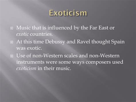 exoticism music definition How does the use of exotic instruments in classical compositions reflect the cultural exchange between Europe and Asia during the Baroque period?